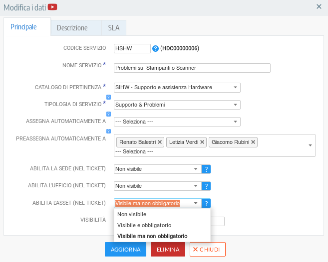 Help Desk E Asset Management Integrato Parte II